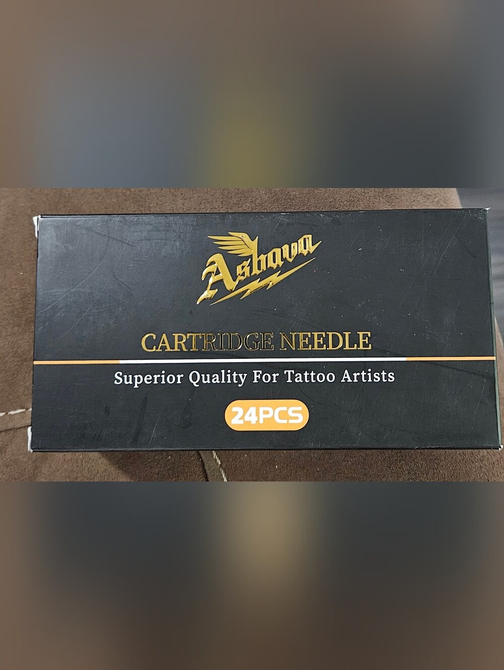 Gold & Black Cartridge Needles - 24pcs